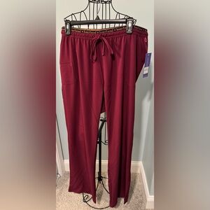 HeartSoul Heart Breaker Women’s scrub bottoms Wine burgundy 2X 2XL pants Ladies